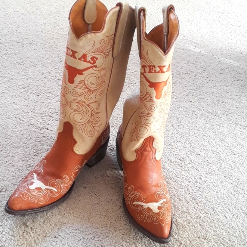 Texas longhorn gameday cowboy boots